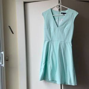 French Connection NWT light teal mini dress